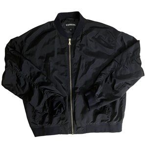 Express Women's Black Bomber Jacket